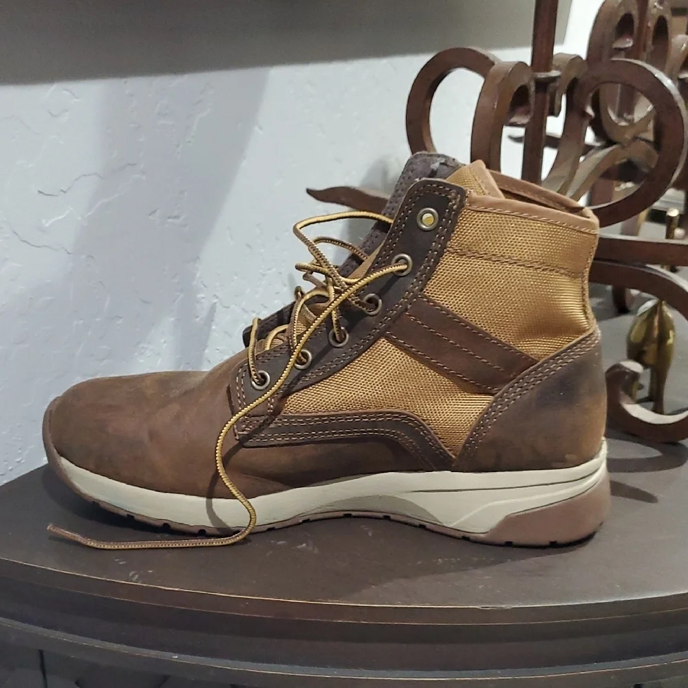 Carhartt Men's Brown and Tan Boots